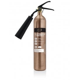 2KG Carbon Dioxide Extinguisher - Antique Copper